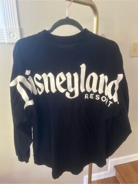 Disney Parks Spirit Jersey Disneyland Resort Black Long Sleeve Tee Size S